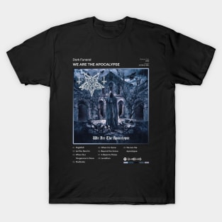 Dark Funeral - We Are The Apocalypse Tracklist Album T-Shirt